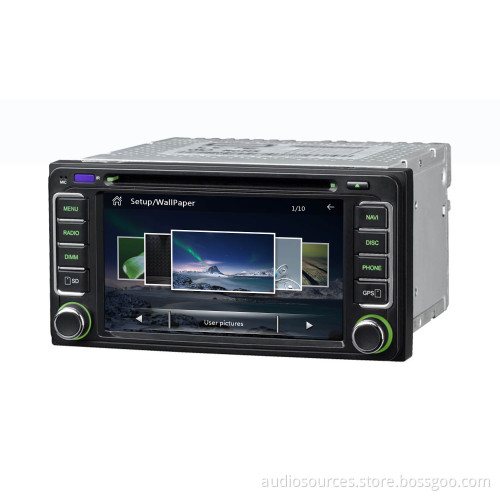 6.5 Inch HD Car Navigation DVD for Toyota with GPS, Radio, RDS, DVB-T, Tmc (8609)